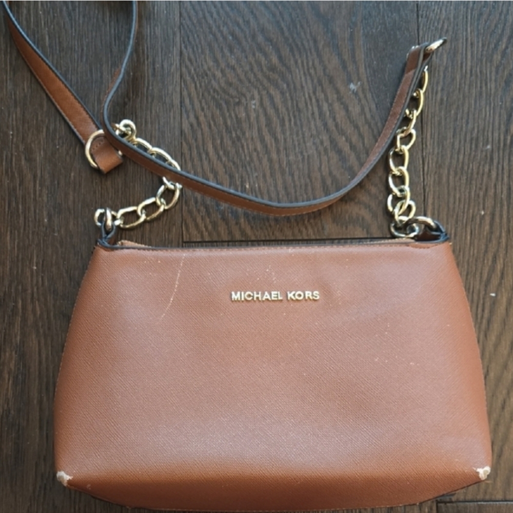 Michael Kors Inspired Brown Shoulder Bag
